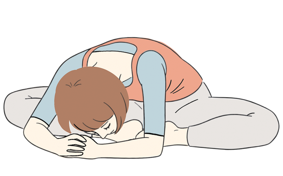 腰ストレッチ④