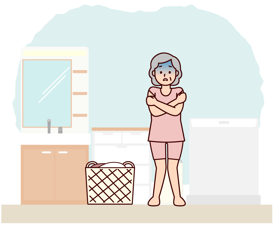 入浴事故のイラスト